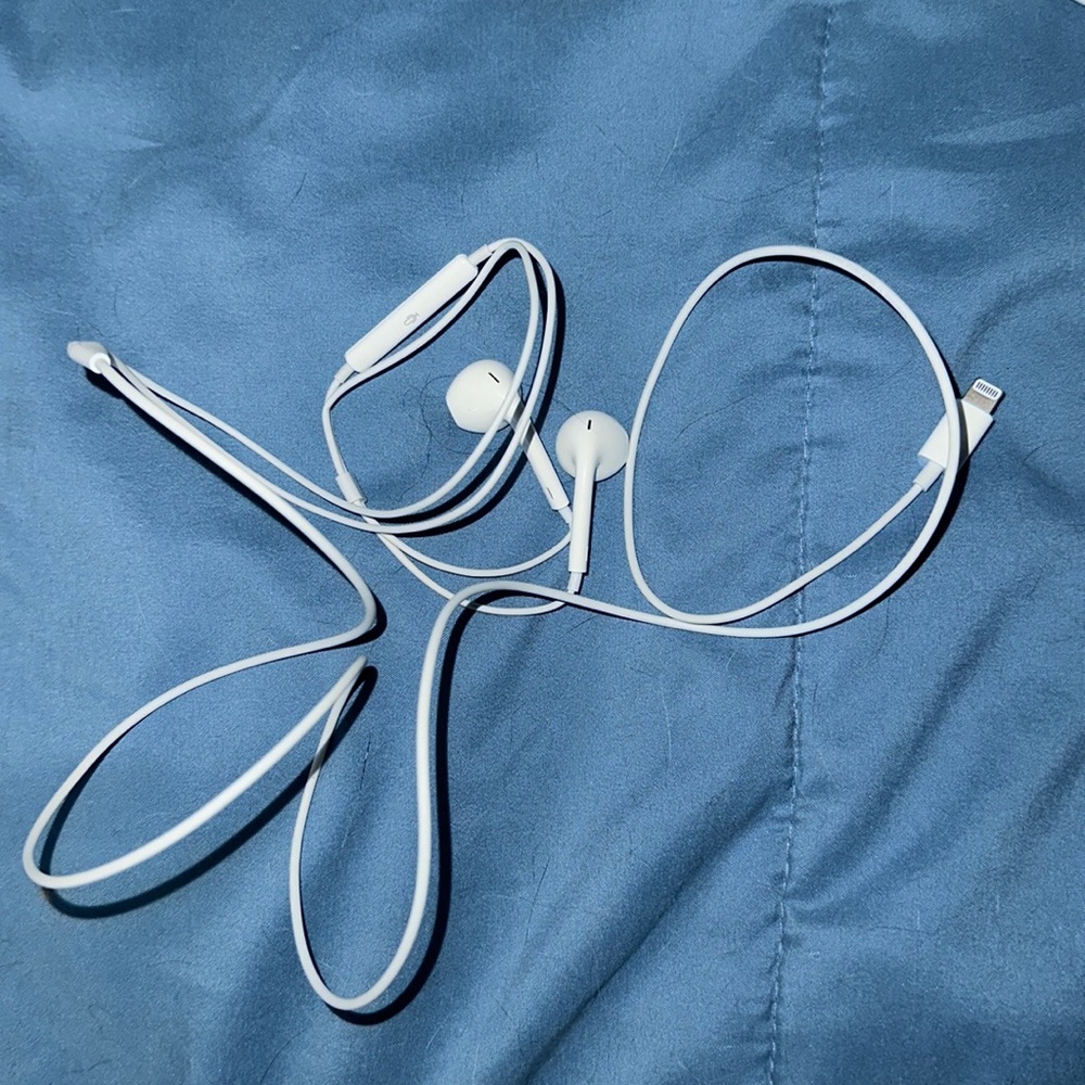 Gently Used Apple Earbuds with Lightning